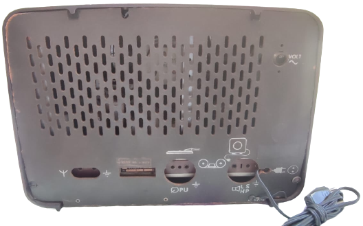 1950 PHİLİPS TUBE RADİO KAHVERENGİ BAKALİT KASA LAMBALI ÜC BANT ORTA UZUN KISA DALGA  RADYO 