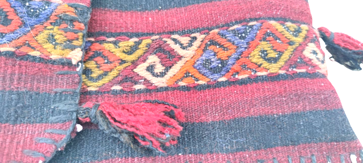 CANLI RENKLERDE  COBAN AZIK HEYBESİ YUN KÖK BOYAMA EL YAPIMI TAMAMI ASKI İPLİ 