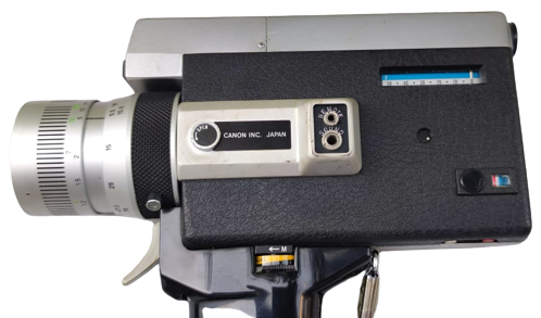 CANON AUTO ZOOM 518  SÜPER 8 FİLM CAMERA  CANADA USA  KARTUS KASETLİ MEKANIK FİLM CEKME MAKİNASI 