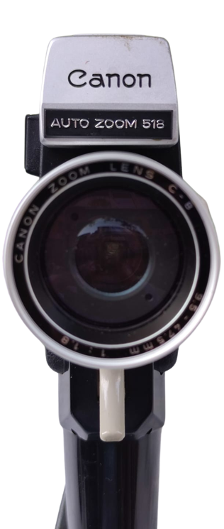 CANON AUTO ZOOM 518  SÜPER 8 FİLM CAMERA  CANADA USA  KARTUS KASETLİ MEKANIK FİLM CEKME MAKİNASI 