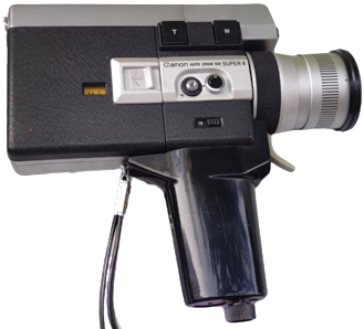 CANON AUTO ZOOM 518  SÜPER 8 FİLM CAMERA  CANADA USA  KARTUS KASETLİ MEKANIK FİLM CEKME MAKİNASI 