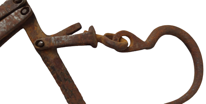 OSMANLI DÖGME CELİK CENGELLİ  BRONZ SARI AYAR TOPUZLU KANTAR GENELDE KUCUK ESNAFLARIN KULLANDIGI TARTI ALETİDİR