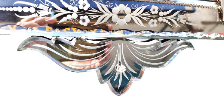 OSMANLI KONAK İŞİ  DUVAR TAŞ AYNA AHŞAP ÜZERİNE TACLI  VİZOTE EL KESİM KENARLAR SÜSLEME VE DESEN CİCEK İŞLEMELİ  SÜPER İŞCİLİKLİ