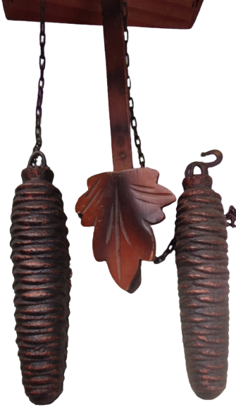 ALMAN KUCKUCKSUHR CUCKOO CLOCK HORLOGE A COUCOU NO 302/1 COL KOMPLE EL YAPIM AHŞAP KASA PİRİNC MAKİNA SARKACLI GUGUKLU SAAT 