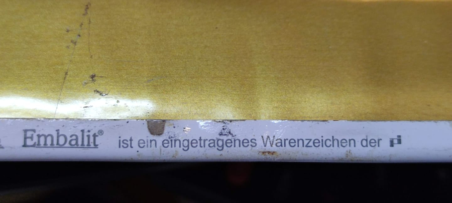 TENEKE BASKI KABARTMALI SCHAMEL MEERRETTİCH MEERRETTİCH JEDE SPEİSE TABELA  RECEL MARMELAT REKLAMLI TABELA