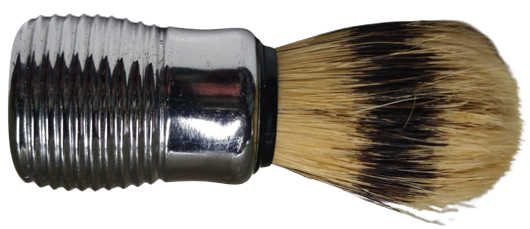 1950 IL FAMOSO PENNELLO OMEGA  MADEIN İTALY  OMEGA METAL SAPLI ORJINAL PORSUK KILI TIRAŞ FIRÇASI KOLEKSİYON 