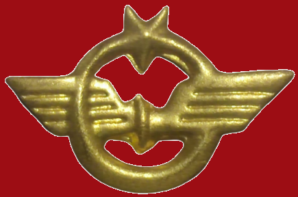 1940 TCDD TÜRKİYE CÜMHÜRİYETİ DEVLET DEMİRYOLLARI MAKİNİST BRÖVESİ  BORDO BEZ ÜZERİNDE PİRİNC GOUSE TAKILAN APOLET 