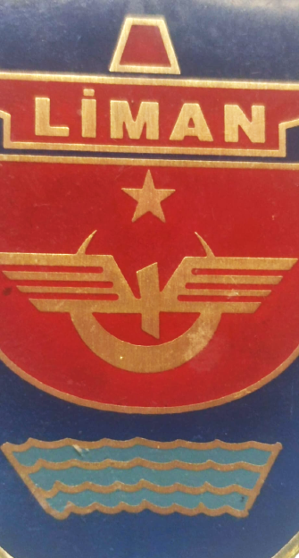 1940 TCDD TÜRKİYE CÜMHÜRİYETİ DEVLET DEMİRYOLLARI ARABALI VAPUR TREN MAKİNİST BRÖVESİ 1 ADET MAVİ BORDO PİRİNC ÜZERİ