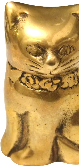 SARI PİRİNC YAVRU KEDİ BOYNUNDA TASMALI OTURAN COK SEVİMLİ MİNİK YAVRU KEDİ BİBLOSU  7 CM BOYUNDA