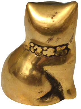 SARI PİRİNC YAVRU KEDİ BOYNUNDA TASMALI OTURAN COK SEVİMLİ MİNİK YAVRU KEDİ BİBLOSU  7 CM BOYUNDA