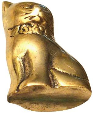 SARI PİRİNC YAVRU KEDİ BOYNUNDA TASMALI OTURAN COK SEVİMLİ MİNİK YAVRU KEDİ BİBLOSU  7 CM BOYUNDA