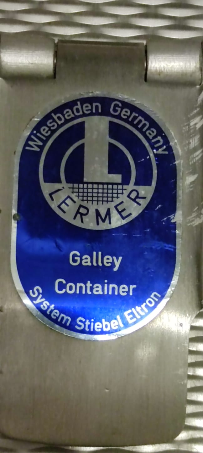 WİESBADEN GERMANY LERMER GALLEY CONTAİNER SYSTEM STİEBEL ELTRON LUFTHANSA TYPE HJ N1 UCAK İÇİ KAHVE CAY SU ISITICI