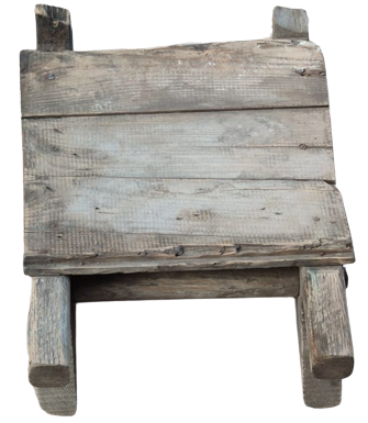 1950 EYUP  EL YAPIM AHŞAP COCUK KAR KIZAGI KARDA KAYILMASI İÇİN YAPILMIŞ TEK KİŞİLİK KIZAK