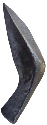 OSMANLI SICAK DÖGME DEMİR EL YAPIM KİRKİT ÜZERİ AGAC KALEM İŞLEMELİ HALI DÖKUMADA SIRALARIN SIKLANMASI İCİN HALIYA VURULAN HALI TARAGI