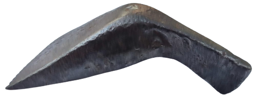 OSMANLI SICAK DÖGME DEMİR EL YAPIM KİRKİT ÜZERİ AGAC KALEM İŞLEMELİ HALI DÖKUMADA SIRALARIN SIKLANMASI İCİN HALIYA VURULAN HALI TARAGI