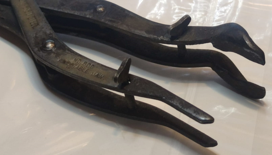 TEMPERED STEEL NO 600 ADJUSTABLE JAW WALF SİBOP YAYI SOKME TAKMA ARARAT PENSE AYARLANABİLİR CİFT CENELİ USA AMERİKAN MALI 