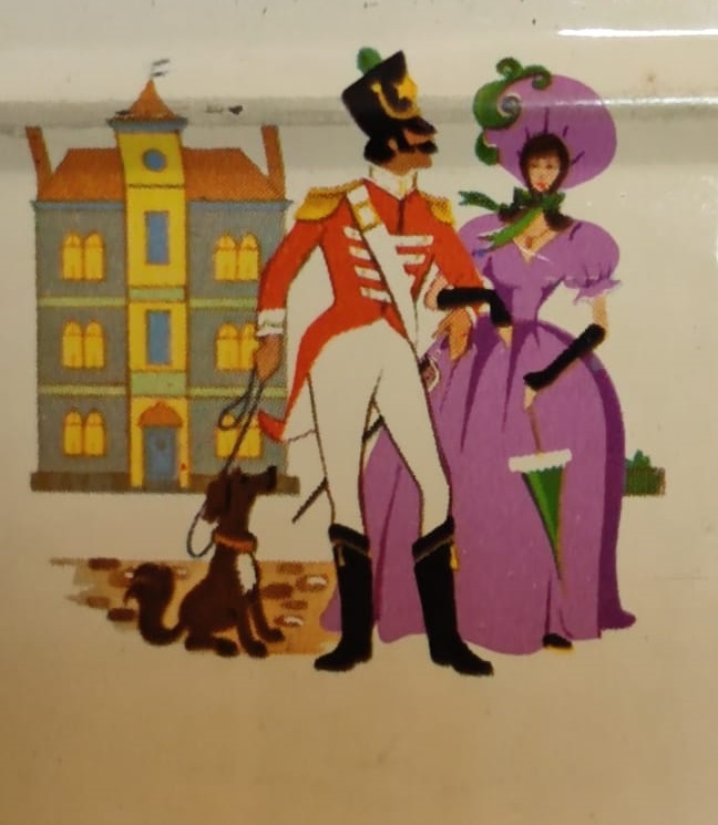 1950 MACKINTOSH'S QUALITY STREET CHOCOLATES & TOFFEES KAPAKLI TENEKE CUKULATA KUTUSU İNGİLTERE SOKAK CUKALATASI