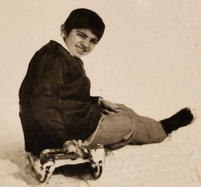 1950 EYUP  EL YAPIM AHŞAP COCUK KAR KIZAGI KARDA KAYILMASI İÇİN YAPILMIŞ TEK KİŞİLİK KIZAK