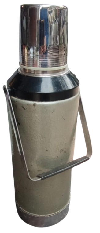 1960 AMERİKAN MALI METAL CELİK ALADDİN SICAK SOUK TUTUCU TERMOS