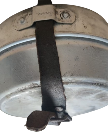 İKİNCİ DUNYA SAVAŞI ASKERİ SAHRA AMACLI TASARLANMIŞ 5 PARCA SAHADA  YEMEK YAPMA YEME SETİ ALUMİNYUM TAIWAN MALI