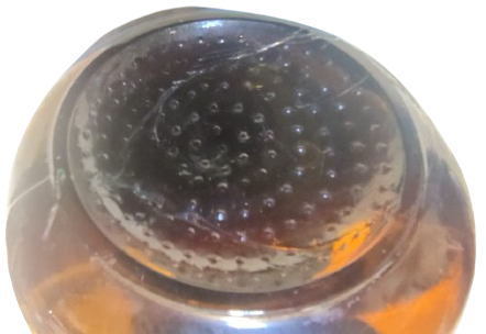 1970 VİNTAGE  PORRON ÜZERİ DERİ İŞLEMELİ AHŞAP KAPAKLAR İSPANYOL ŞARAP ŞİŞESİ SURAHİ  İSPANYA