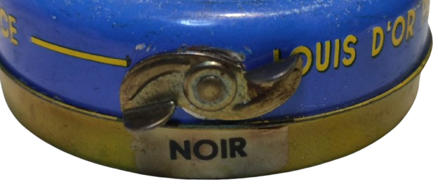 CRAGE DE LUXE LOUIS DOR MADEIN FRANCE SİYAH BALMUMU AYAKKABİ BOYASI TENEKE KAPAKLI KUTUSUNDA 
