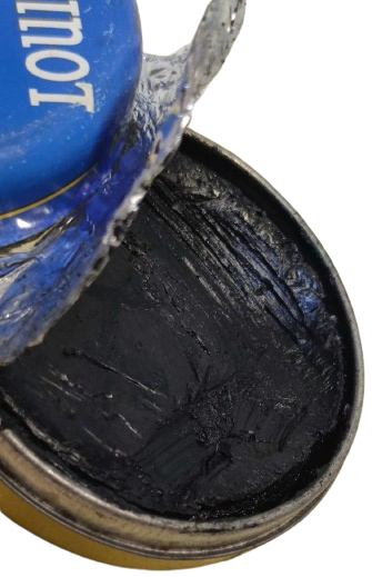 CRAGE DE LUXE LOUIS DOR MADEIN FRANCE SİYAH BALMUMU AYAKKABİ BOYASI TENEKE KAPAKLI KUTUSUNDA 