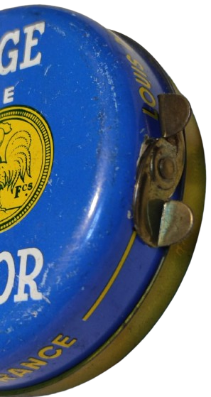 CRAGE DE LUXE LOUIS DOR MADEIN FRANCE SİYAH BALMUMU AYAKKABİ BOYASI TENEKE KAPAKLI KUTUSUNDA 