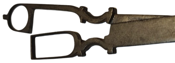 OSMANLI SICAK EL DÖGME  USTA İŞİ YAPIMI ORJİNAL HATTAT HAT MAKASI