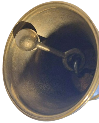 PİRİNC ZİL UŞAK  HİZMETKAR CAGIRMA ZİLİ UC KISMI  ŞİŞE KAPAGI ACACAK