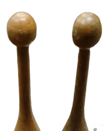 OSMANLI JİMLASTİK VUCUT HAREKETLERİ CALIŞMALARINDA  VE GÖSTERİLERDE  KULLANILAN AHŞAP İKİ ADET ŞİMŞİR LABUT