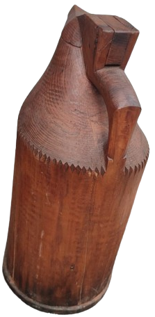 1950 ANADOLU İŞİ AHŞAP OYNAR MANDALLI KAPAKLI TAŞIMA KULPLU SU SAKLAMA TAŞIMA KABİ SURAHİ TARLADA BAGDA YANLARINDA TAŞINAN SU KABI 