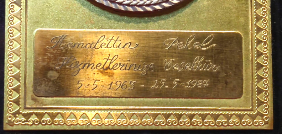İSTİKBAL GÖKLERDEDEİR MUSTAFA KEMAL ATATURK TURK HAVA YOLLARI TURKIŞH AIRLİNES KEMALETTİN PEKEL HİZMETLERİNİZE TEŞEKKÜRLER ŞİLT 5/5/1963  25/5/1987
