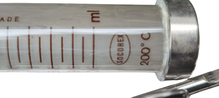 ORIGINAL RECORD MADEIN SWISS 200 C SOCOREX METAL KAPAKLI KUTU VE  CAM ENJEKTOR İGLERİ MEVCUT KUTUSUNDA 