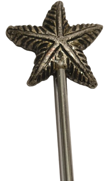 KOKTEYL CATALI MEZE SECİCİ  ALTI FARKLI DENİZ ÜRÜNLERİ FİGÜRLU  GÜMÜŞ KAPLAMA UFAK CATAL