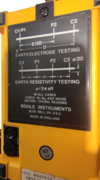EARTH TESTER MEGGER DET 5/2 GROUND TESTER FREE SHİPPNG AEG ENGLAND
