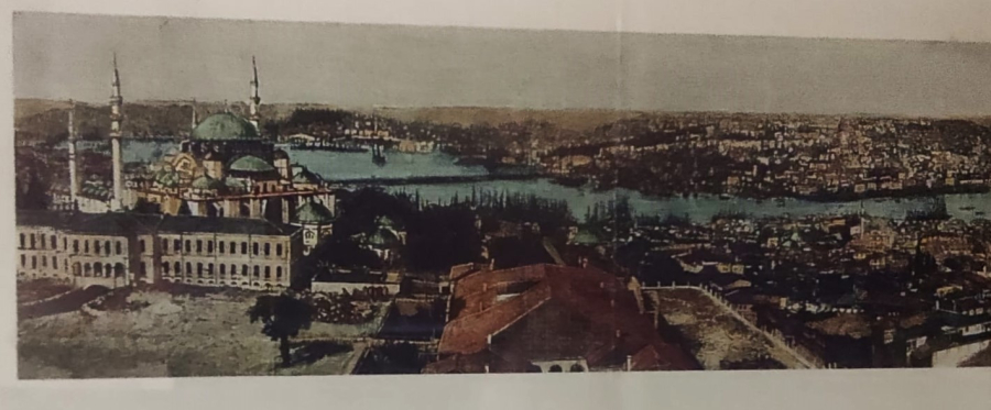 1994 TURK HAVA YOLLARI  SKYLIFE YENİ YIL ARMAGANI  1876 İSTANBUL  PONORAMİK GRAVULERİ