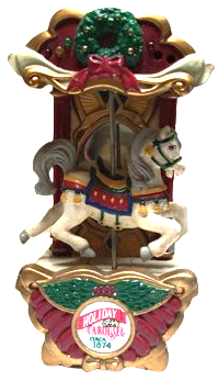 MR CHRİSMAS HOLIDAY CAROUSEL LİGHT HORSES CİRSUS NOEL TATİLİ HAREKETLİ ATLI KARINCA