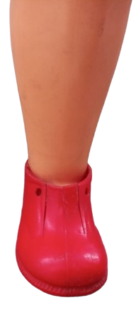 1970 LİSSİ BATZ MAVİ BEYAZ KARELİ ELBİSELİ 82 CM BOYUNDA ELBİSELİ KIZ BEBEK KIRMIZI AYAKKABILI OYUNCAK KIZ COCUK BEBEK SINIRLI ÜRETİM