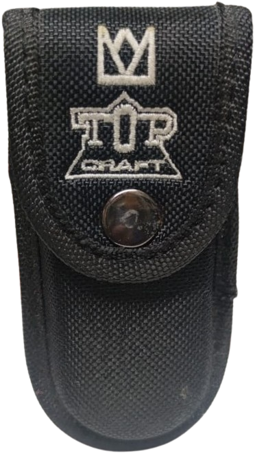 TOP CRAFT CELİK AVCI KAMP COK AMACLI CELİK STAINLESS 2CR CAKI ORJİNAL CIRTLI TAŞIMA KILIFINDA