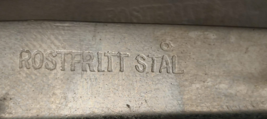 MEYVA BICAGI PORSELEN MUZ ALT GÜMÜŞ KAPLAMA KAİDELİ 6 ADET SAPLAR GALANIT İMPORT ROSTFRITT STAL DAMGALI UZERİNDE  MUZ SİNEGİ GÖRSELİ BULANAN TAKIM