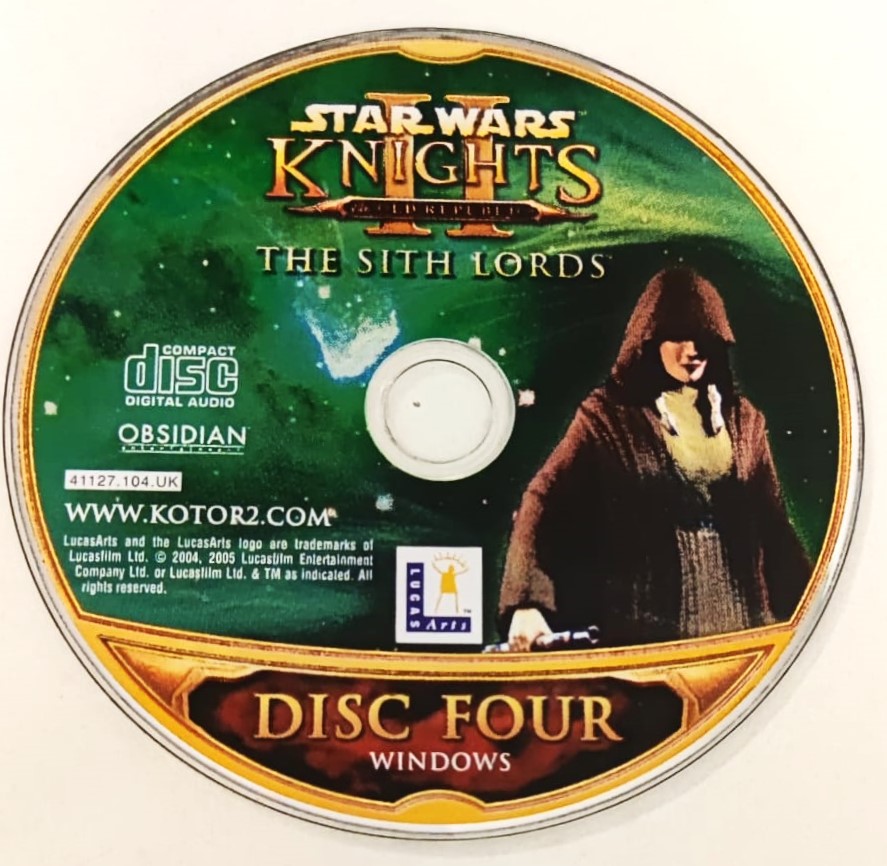 STAR WARS KNİGHT  THE SITH LORDS CD  ORJİNAL KUTUSUNDA KİTAPCIKLI  LİSANSLI 3 ADET PC CD ROM 