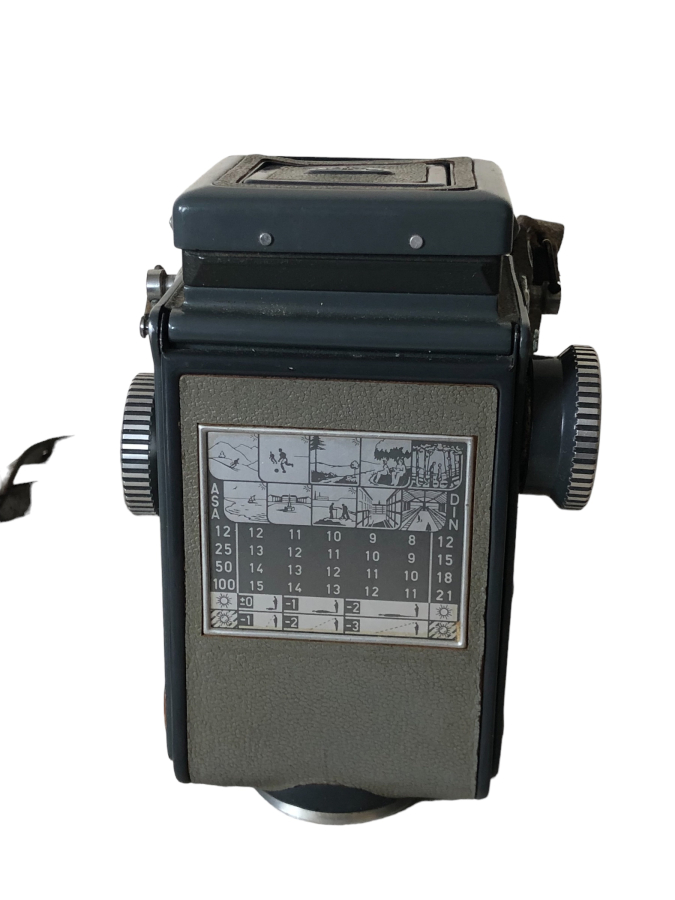 Franke & Heidecke Rolleiflex Xenar lensli eski Alman Franke & Heidecke Rolleiflex çift lensli orta format rlex fotoğraf makinesi. 