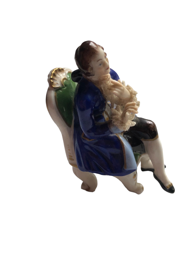 DAMGALI ESKİ SERAMİK PİYANİST VE PİYANO 