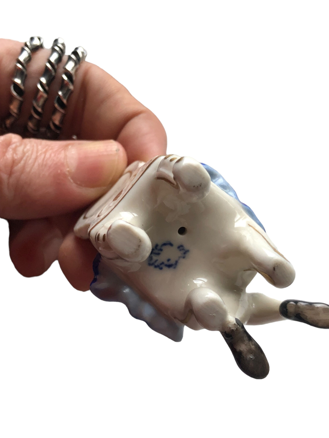 DAMGALI ESKİ SERAMİK PİYANİST VE PİYANO 