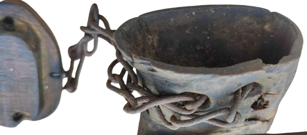 1800 OSMANLI BİRİNCİ DUNYA SAVAŞI KAGNI TOP ARABASI AHŞAP TEKERLEKLERİ YAGLAMA DÜZENEGİ