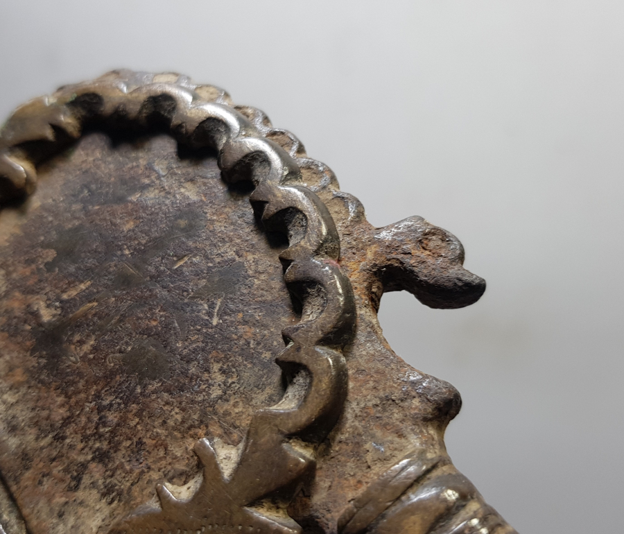 1800 OSMANLI DÖNEMİ BRONZ ÜZERİ  İŞLEMELİ KESME KISMI DOGME CELİK SEKER KESME MAKASI