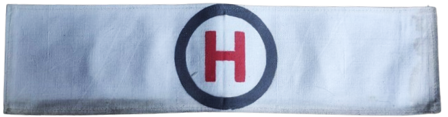 1950 HASTA BAKICI  KOL BANDI DEVLET KURUMLARINDA KULLANILMASI İCİN DEVLET MALZEME OFİSİ TARAFINDAN YAPILMIŞ DAGITILMIŞTIR PAZUBENT