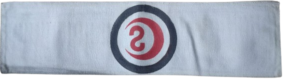 1950 KIZILAY KOLLUK ÖZEL BİRİM  KOL BANDI DEVLET KURUMLARINDA KULLANILMASI İCİN DEVLET MALZEME OFİSİ TARAFINDAN YAPILMIŞ DAGITILMIŞTIR PAZUBEND