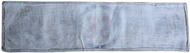 1950 KIZILAY KOLLUK ÖZEL BİRİM  KOL BANDI DEVLET KURUMLARINDA KULLANILMASI İCİN DEVLET MALZEME OFİSİ TARAFINDAN YAPILMIŞ DAGITILMIŞTIR PAZUBEND